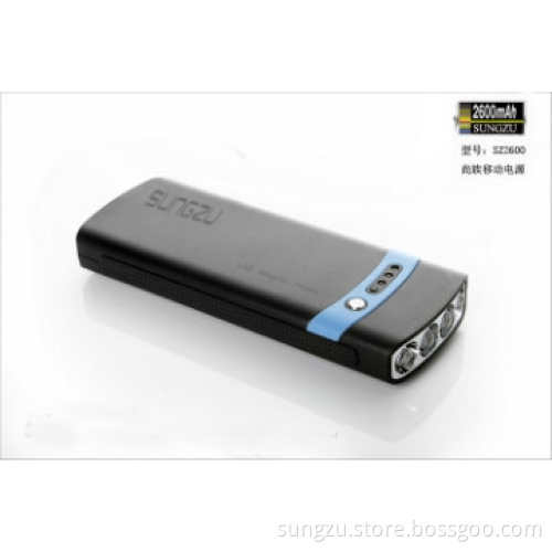 factory 2600mah Solar charger with flashlight